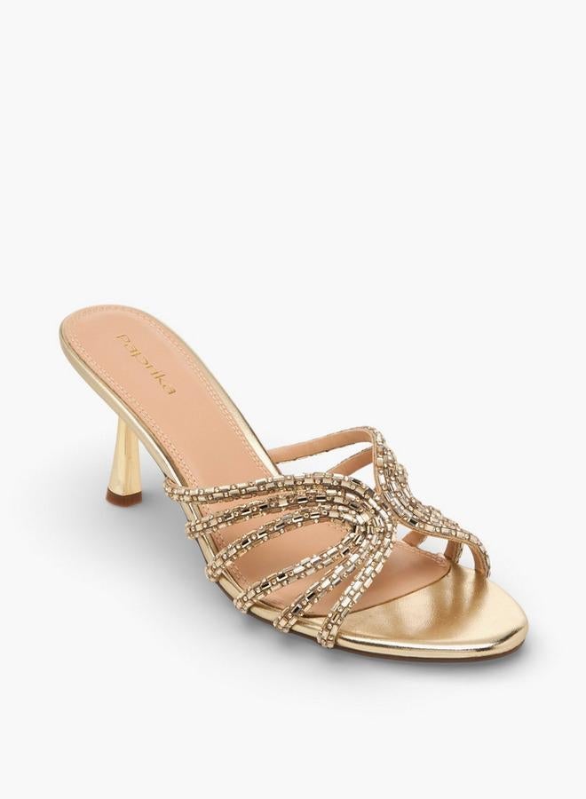 بابريكا صنادل بكعب خنجري نسائية تشكيلة رمضان - Image 3